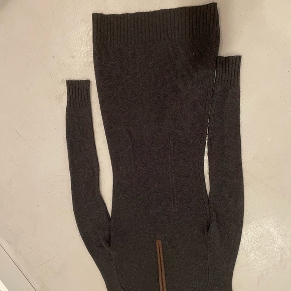 BCBG Merino Wool Cashmere Blend Turtleneck Sweater Dress - Picture 3 of 7